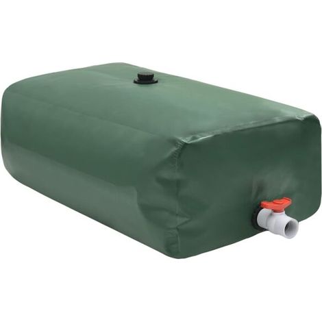 Serbatoio d'acqua pieghevole con rubinetto, 1000 L, in PVC (1/5)