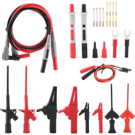 24-teiliges P1300E Multimeter-Messleitungsset mit austauschbaren Messspitzen (1/5)