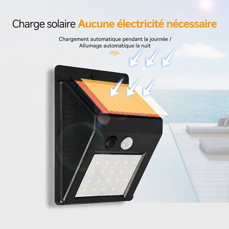 Applique Murale Solaire Extérieure 20 LED avec Détecteur de Mouvement 20led réf 2048 13,5 × 10 × 5 cm 130 g – Livraison gratuite