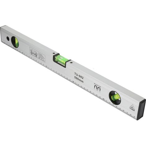 Präzisions-Magnetwasserwaage aus Aluminiumlegierung, dreifache Wasserwaage mit Libellen (1/5)