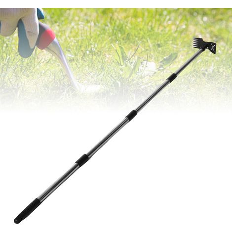 Débarbouillette Manuelle à Main pour Jardinage, Outil de Désherbage Démontable 2 en 1, Râteau et Bêche pour Pelouse et Potager - KZQ (1/5)