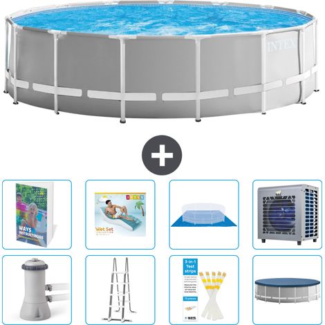 Intex Piscine Prism Frame Ronde - 457x122 cm - 9-pièces  S555 (1/4)