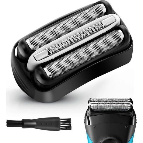 32B Scherkopf für Braun Series 3, kompatibel mit den Modellen Series 3 300S/301S/310S/320S (schwarz) (1/5)