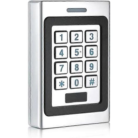 Lecteur de cartes de contrôle d'accès étanche IP67 125 kHz/13,56 MHz avec clavier métallique, lecteur de porte d'entrée de sécurité Wiegand 26/34 sorties A7-R 125 kHz (1/5)