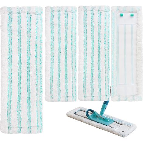 Cinco protectores diarios de repuesto para Leifheit Profi XL. Protectores diarios de microfibra gruesa y de alta absorción. (1/5)