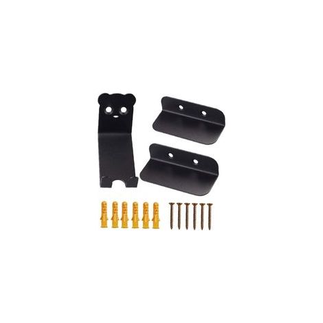 Support mural pour vélo 3 en 1 avec câble, 2 supports de roue, crochet pédale, protection murale – (1/5)