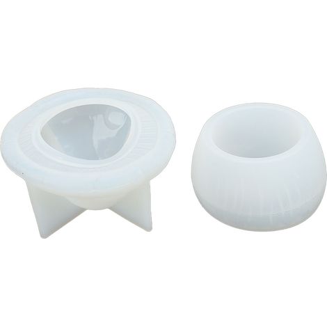 Moule silicone en forme de champignon, démoulage facile, flexible et réutilisable, coffret résine pour créations DIY, cadeaux, boîte moulée résine, outil de bricolage, 1 pièce.