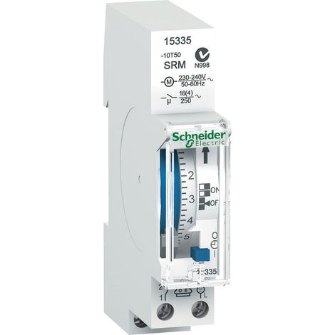 Schneider Electric 15335 Timer per guida DIN analogico 230 V