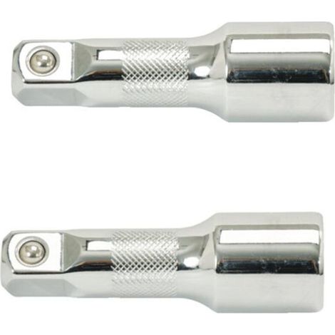 Rallonge 1/2 Pouce 75 mm Finition Chromée pour Outils Pro (1/2)