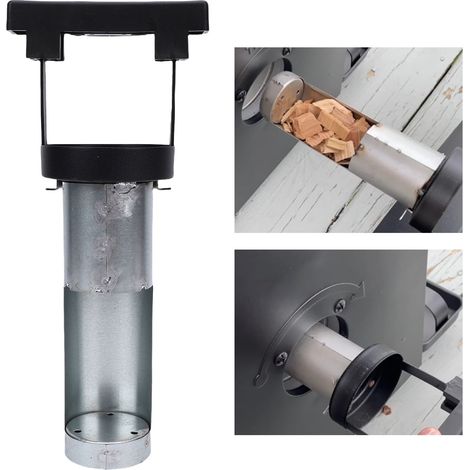 Holzspänezuführung – Ersatzteil aus Aluminiumlegierung für Masterbuilt Elektro-Smoker, 26 x 11 cm (1/5)
