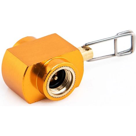Adaptateur de recharge de gaz butane, adaptateur pour cartouche de gaz de camping, adaptateur de transfert de carburant, connecteur de remplissage pour réchauds portables (1/5)