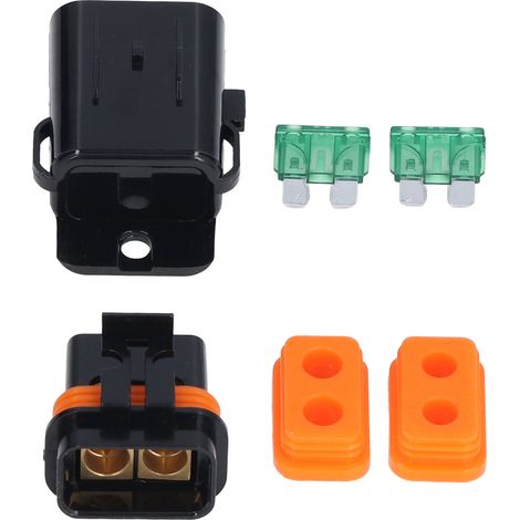 Support de fusible audio 30A, boîtier étanche 12-24V DC, haute sensibilité, pour voiture, bateau, camion (1/5)
