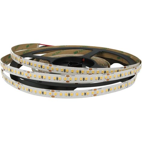 24V Bobina Striscia Led 18W/M CRI 98 Sun Feel Bianco Freddo 800 Smd 2835 5 Metri