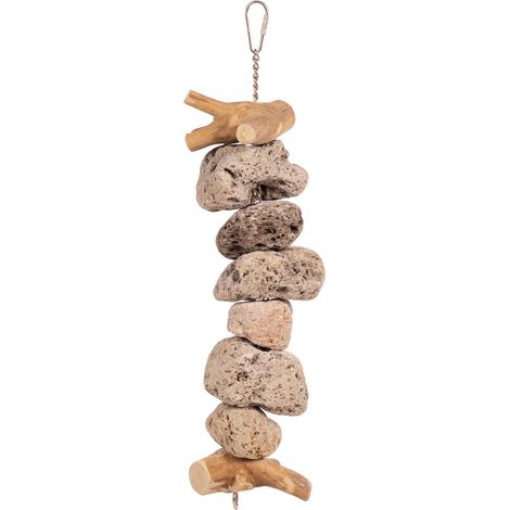 Pietra lavica per kebab di Java  Kebab naturale con pietre laviche e albero di Java  Cura del becco e degli artigli dei pappagalli (1/5)