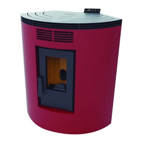 ESTUFAS PELLETS FM MODELO BP-100 R BURDEOS (1/2)