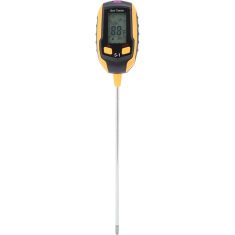4-in-1 Bodentester: Misst Feuchtigkeit, pH-Wert, Temperatur und Licht für Gärten und Pflanzen (1/5)