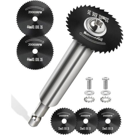 Coupe-tube intérieur avec 5 lames de rechange, tige hexagonale de 1/4 po, coupe-tube intérieur en PVC pour perceuse et visseuse à percussion (1/4)