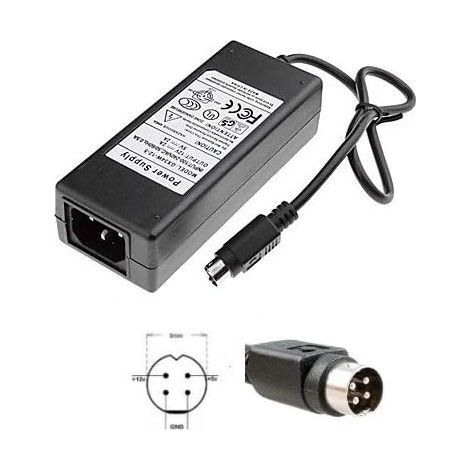 Top Chargeur Adaptateur Secteur Alimentation Chargeur 12V 5V 2A 4 Pin pour Disque Dur Storex-Club MPIX-355