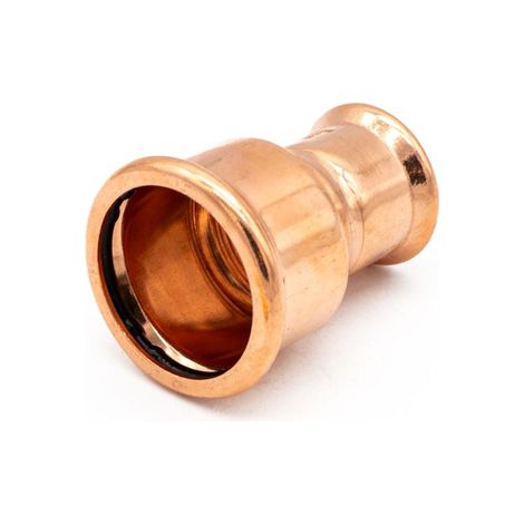 Copper PrimaPress Pressfit Coupler 42x28mm - WRAS Approved (1/2)