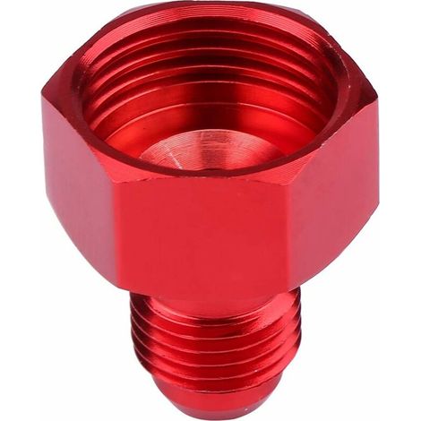 Adaptateur de montage pour mazout, alliage d'aluminium femelle AN10 à AN6, réducteur de torche mâle Adaptateur de raccord de tuyau d'huile(rouge) (1/5)