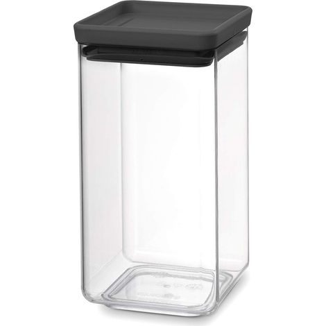 Brabantia Barattolo, Plastica, Dark Grey, 1.6 L (1/4)