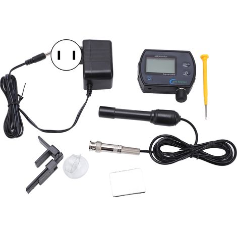 Analyseur de qualité d'eau multifonction PH-mètre large plage installation facile pour test alimentaire hôpital prise US 110V-120V (1/5)