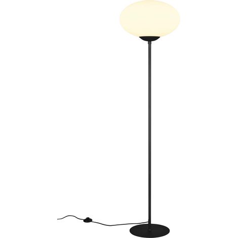 Lampada da terra sfera, vetro e metallo, nero, H 150 cm, Fomento (1/3)