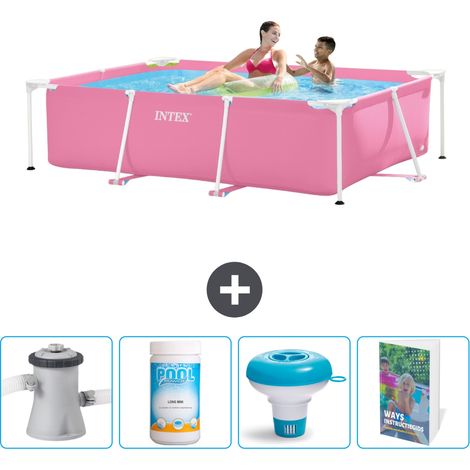 Intex Piscine Tubulaire Rectangulaire - 220x150x60 cm - 5-pièces SCB120 (1/5)