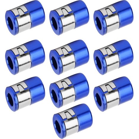 Lot de 10 embouts de tournevis magnétiques antidérapants, outil de perçage magnétique (1/5)
