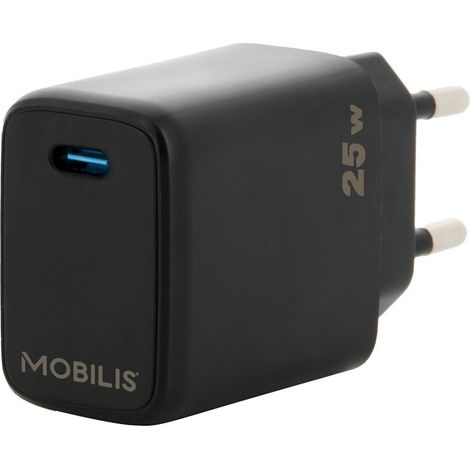 Mobilis 001380 chargeur d'appareils mobiles Universel Noir Secteur Charge rapide Intérieure