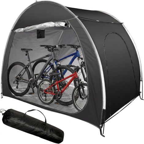 Grande tente de rangement extérieure Équipement pour vélos Housse extra-large 210D pour 3-4 vélos Abri imperméable contre la pluie Portable pour outils de jardinage (1/5)