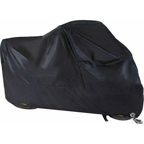 ZVD Feiyu Motorbike Cover, Transmitter Motorcycle Garage Winterproof Waterproof Motorcycle Tarpaulin Outdoor with Lock Holes Dustproof Tarpaulin for Harley Davidson, Honda, Suzuki, xxl (1/4)