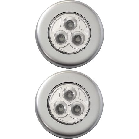 Lot de 2 veilleuses LED sans fil à piles (1/3)