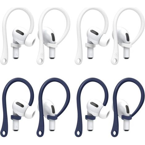 4 Paires Crochet Compatible avec AirPods, Crochet Oreille Airpods 4, Crochets d'oreille pour AirPods 3, AirPods 4, Accessoires de Maintien Sécurisés pour Activités Sportives, Parfaits pour Courir (1/5)