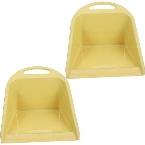 2pièces Pelle à Poussière Plastique Réutilisable Lot De à Poussière Pour (1/5)