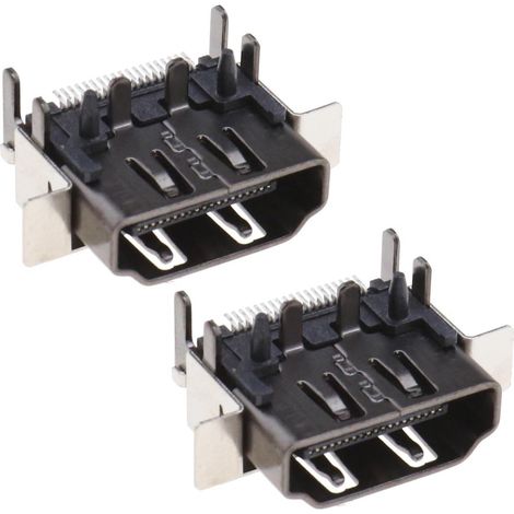 2pcs HDMI Port Compatible with Xbox One X Console Only Interface Plug Connector Display Port Component Accessories (1/5)