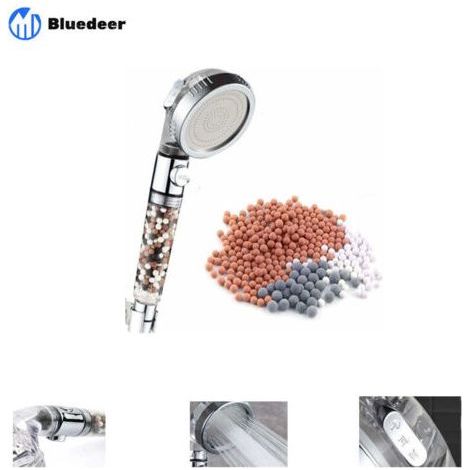 Pommeau de douche filtrant, douche à main haute pression à économie d'eau, 3 modes, douche à main haute pression à économie d'eau, filtre. (1/5)