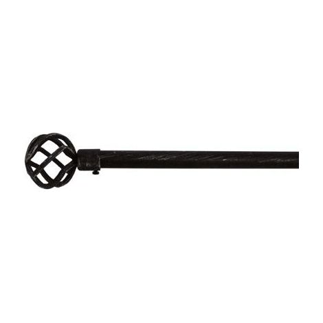Bastone Completo X Tenda Caos Acciaio Vern Nero/Argento D.Mm 19 Cm 120/210