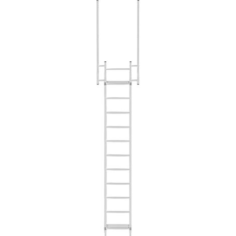 Scala fissa senza gabbia - Altezza dell'edilizia  1.50m - CS/FSC/150