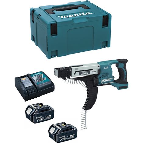 Avvitatore a batteria Makita DFR550RTJ, 18V 2x 5,0 Ah e caricabatterie in MAKPAC (1/5)