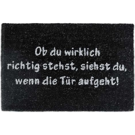Felpudo de coco spruch