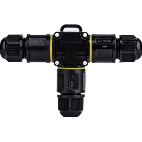 Conector Impermeable En T - M20 - IP68 - 0.5 - 2.5mm²