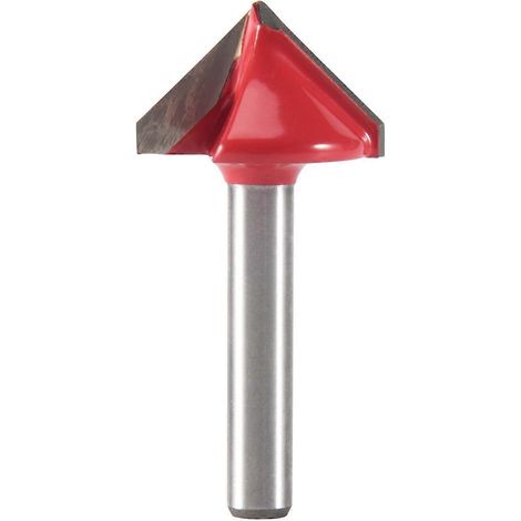 Fraise à rainurer en V pour gravure 3D, outil de fraisage et de sculpture pour défonceuse, angle de 90° (1/5)
