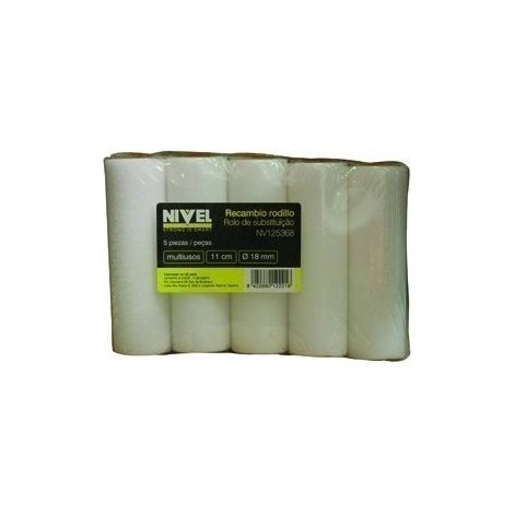 Rodillo Pintar R/Mini 5 Pz 11 Cm Multiusos Poro 0 Nivel