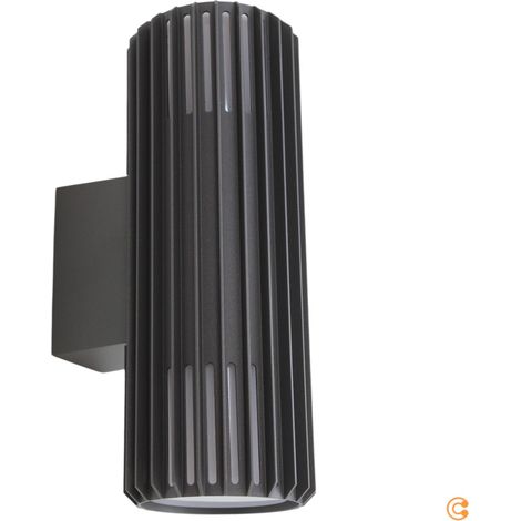 [NEUWERTIG] B-Ware Nordlux Außenwandleuchte Aludra Double anthrazit 2-flg. LED Wandleuchte IP54 (1/2)