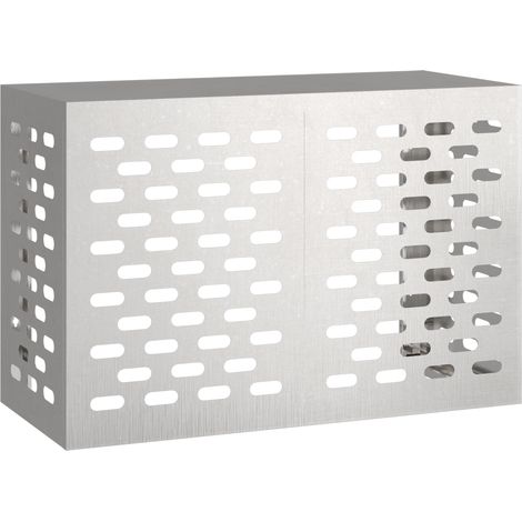 vidaXL Housse de climatiseur Argenté 90 x 40 x 60 cm Acier inoxydable