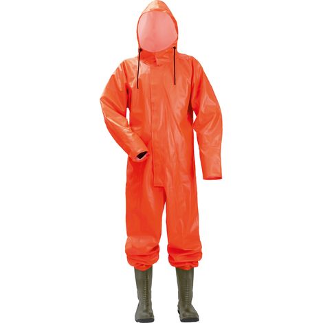 Gr .40 SCHUTZ-ANZUG ORANGE grün OFFSHORE PROTECTIVE SUIT (1/2)