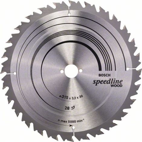 Bosch PRO Wood Kreissägeblatt 315 x 3,2 x 30 mm - 2608640682