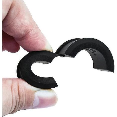 Lot de 8 joints en silicone pour guidon de vélo, adaptateur 31,8 mm vers 25,4/22,2 mm, polymère de silicone (1/5)