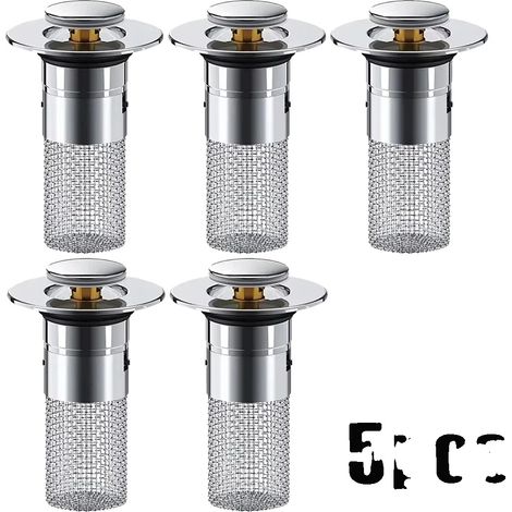 Bodenablauffilter, Edelstahl, Insektenprävention, 5pcs (1/2)